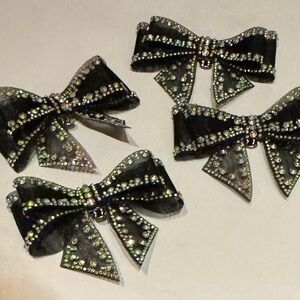Two Sets of Clip-on Shoe Bows